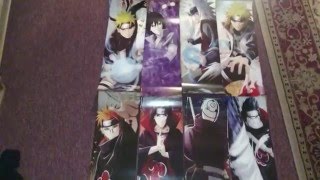 ✮★✮Naruto Poster Unboxing #3 - Hidden Leaf Shinobi and Akatsuki✮★✮