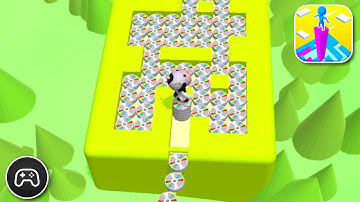 Stacky Dash - Gameplay Walkthrough Part 2 - Basic Solution Levels 32-33 (iOS, Android)