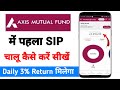 Axis mutual fund me sip start kaise kare how invest money in axis mutual fund