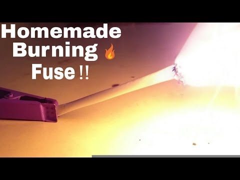 How To Make Burning Fuse