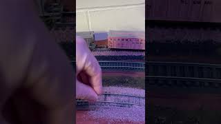 Mauve Ballast on HO Scale Atlas Code 100 Super-Flex Track #modelrailroad #hoscale #shorts Net Worth