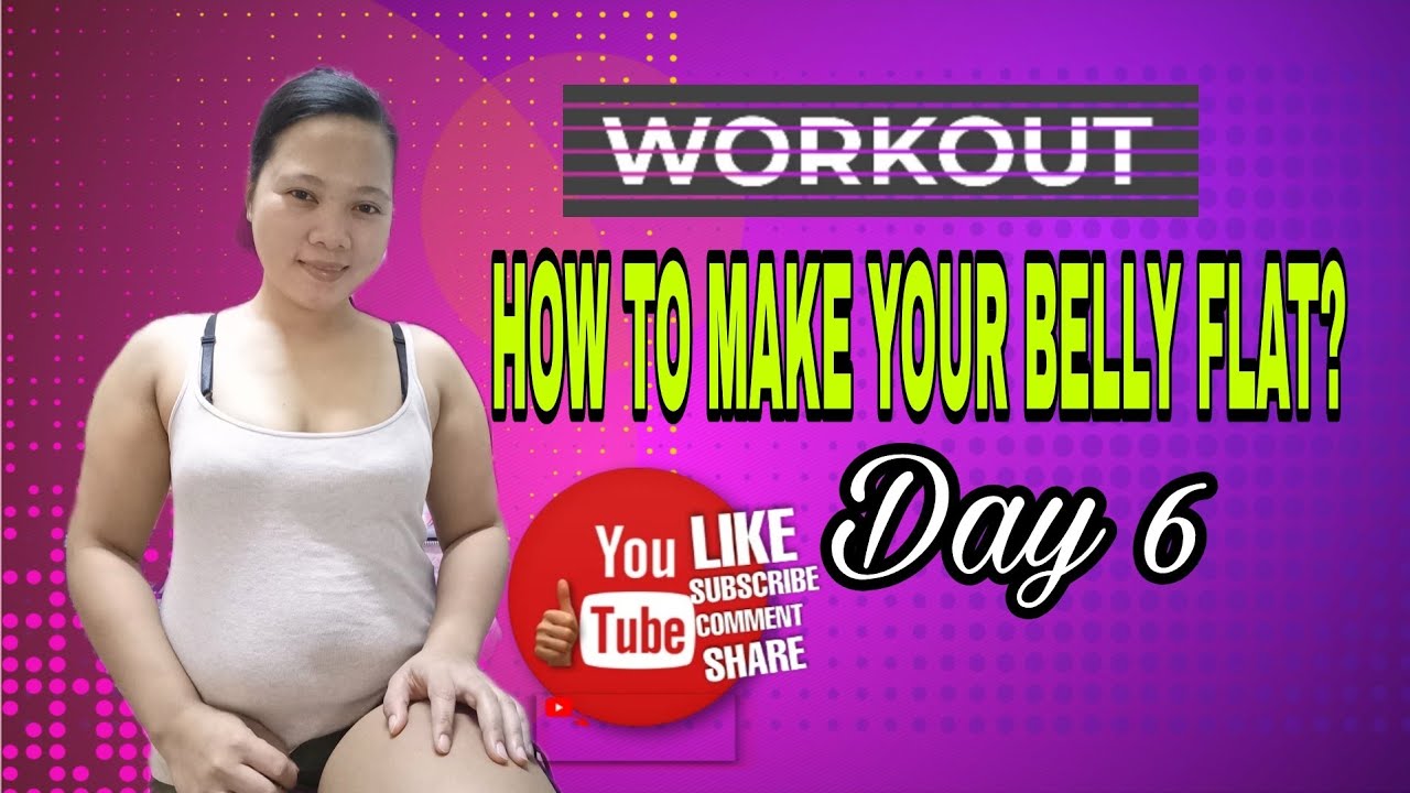 HOW TO MAKE YOUR BELLY FLAT?(Day6) #workout #exercise # ...
