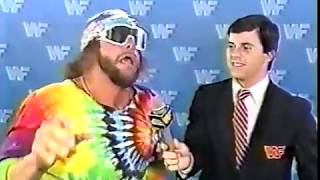 Macho Man Randy Savage Promo on Honky Tonk Man (10-31-1987)
