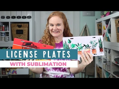 Sublimation License Plates: Step-by-Step Tutorial - Angie Holden The  Country Chic Cottage