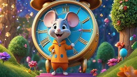 Tick Tock Mouse and the Clock | Playful Time-Telling Song for Toddlers | Fun Nursery Rhyme