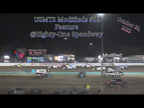 USMTS Modifieds #24, Feature, 81 Speedway, 10/29/22