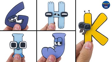 CREATING the ALPHABET LORE (G-K) with Clay/Plasticine