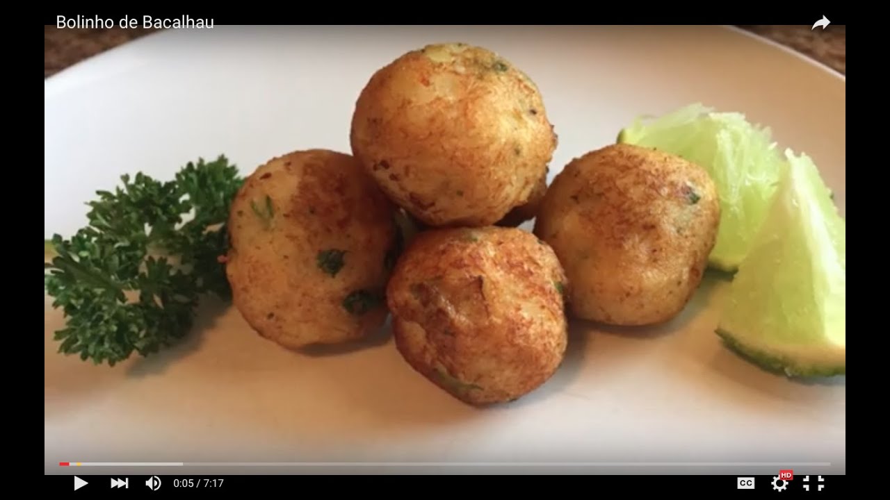 Bolinho de Bacalhau YouTube
