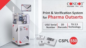 Print & Verification System for Pharma Outserts -Pharmaceutical Packaging Serialization-Traceability