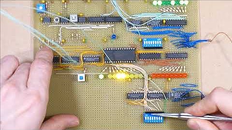 8 bit CPU RAM module and MA Register test - The Inspector