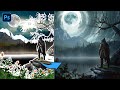 Creating stunning art night assassin photoshop manipulation tutorial  speed art