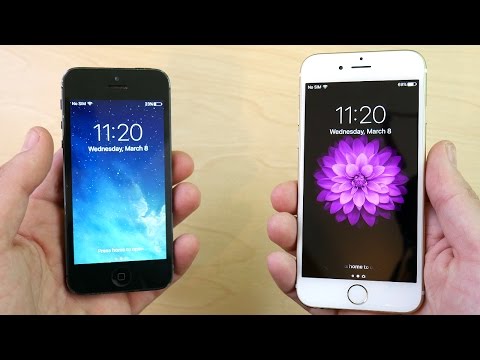 iPhone 5 vs iPhone 6 iOS 10.2.1