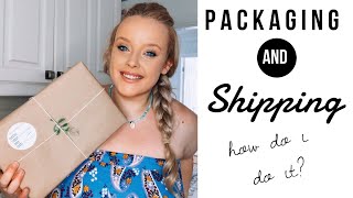 HOW I PACKAGE MY CANDLES FOR SHIPPING AND HOW I SHIP MY PRODUCTS!