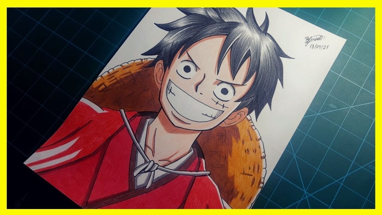 Tutorial Completo: Como Desenhar Monkey D. Luffy de One Piece Passo a Passo  - Designer and illustrator