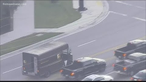 Chase with stolen UPS truck ends with shootout, 4 dead