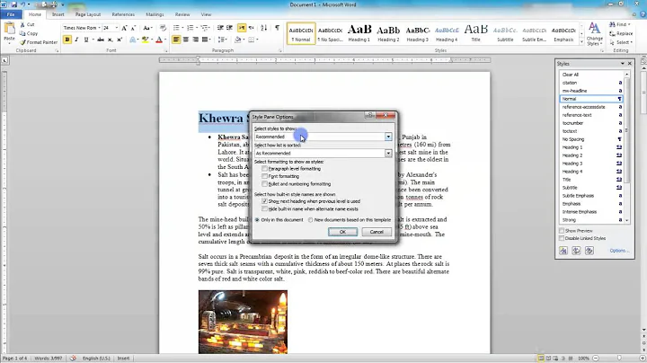 16.4 Formatting Styles - MS Word (Urdu) - MS Office 2010 Tutorials