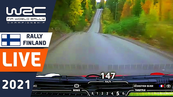 WRC LIVE : Rally Shakedown at WRC Secto Rally Finland 2021: The WRC live stream from WRC+ ALL LIVE