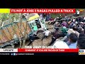 Power of Nagaland Unity pulled a truck