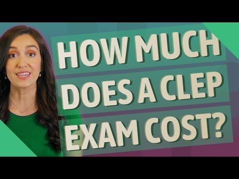 Video: Hvor mye koster en CLEP-eksamen?