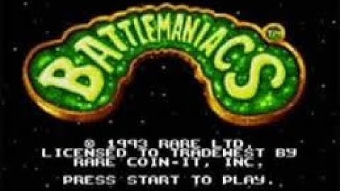 The Best Video Game Intros / Title Screens of all time - Battletoads in Battlemaniac (SNES, 1993)
