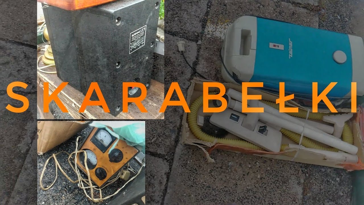 Skarabełki na giełduni 😁 Prostownik odkurzacz unitra i inne...