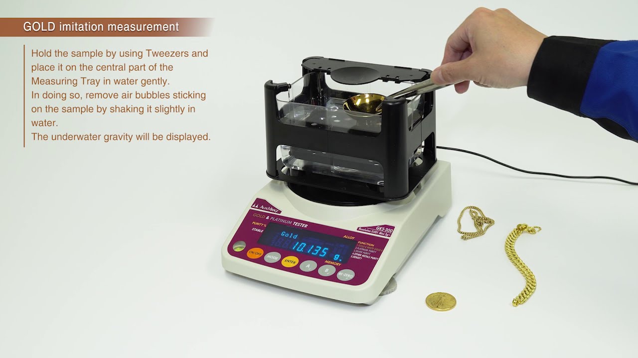 Electronic Gold Silver Purity Tester Density Meter For Precious