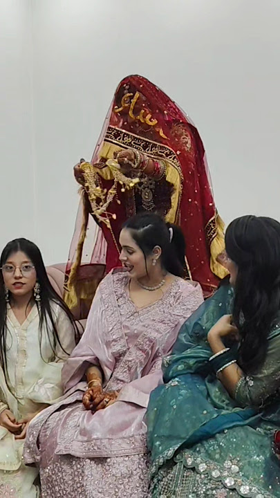 kaleere rasam🥰#muslimshadi #muslimwedding #nikah #viralvideo #ytshorts #sisterhood #love #marriage