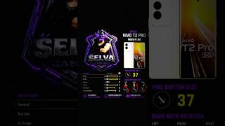 😱 Vivo T2 Pro Best Sensitivity Settings 🔥 100% Headshot Trick! (Free Fire MAX)#shorts