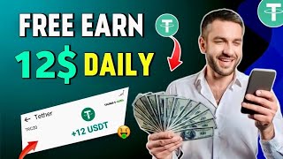 USDT Investment Project Deposit Only 15$ Daily Withdraw 1.9$ Live Withdraw Proof Watch Full Video