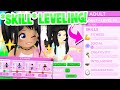 How to skill level up npc jobs in club roblox  full guide tutorial