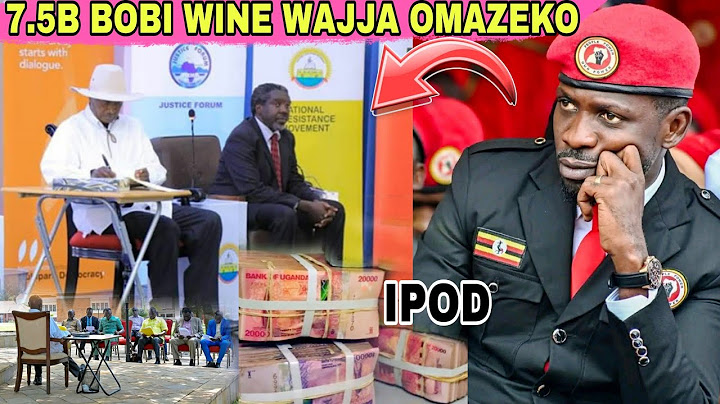 Bobi Wine Zimuyise Mungalo Billion 7.5 Bwino M7 Nebane Begayilira Bobi Abayambe Sente Zigenda IPOD