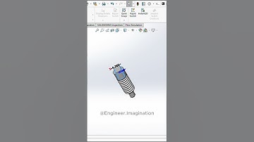 Knob Style Retractable Spring Plunger |@Engineer.Imagination | #shorts #foryou #solidworks #cad