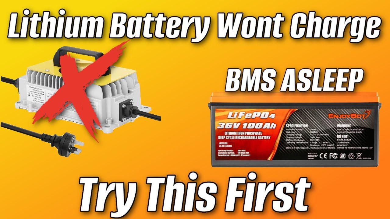 Lithium LifoPO4 Battery Wont Charge! Try This First! YouTube