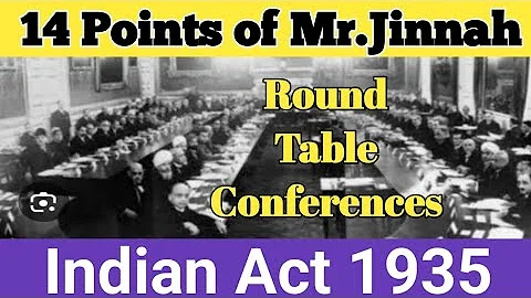 CSS Pakistan Affairs Lec-15...Jinnah's 14 Points, RTCs, Indian Act 1935