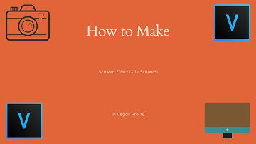 How To Make Scawed Effect (X Is Scawed) l Vegas Pro 18