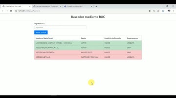 08 - Consulta RUC con FETCH API, ASYNC AWAIT JavaScript