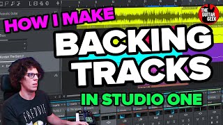 How I Make PRO Backing Tracks For Playing Guitar | From Idea to Finished Song