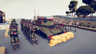 CAN 250x MILITARY SOLDIER CLEAR ENEMY BASE? - Totally Accurate Battle Simulator TABS