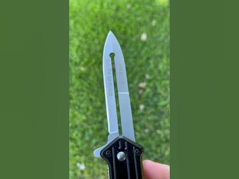Black and silver joker tac force knife - YouTube