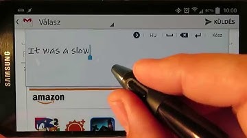 Samsung Galaxy Note 3 handwriter demo with S Pen (Direct pen input)