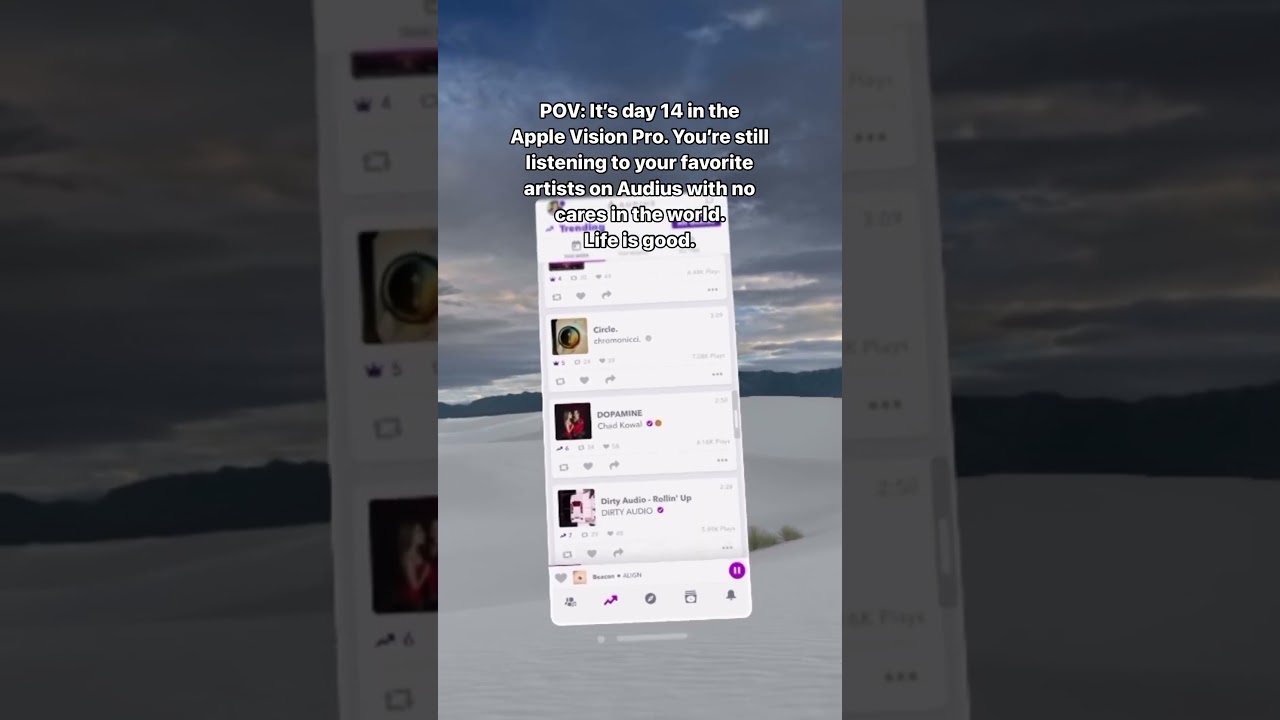 Watch Dancing our way into the long weekend with the Apple Vision Pro #apple #applevisionpro on YouTube Watch Dancing our way into the long weekend with the Apple Vision Pro #apple #applevisionpro on YouTube