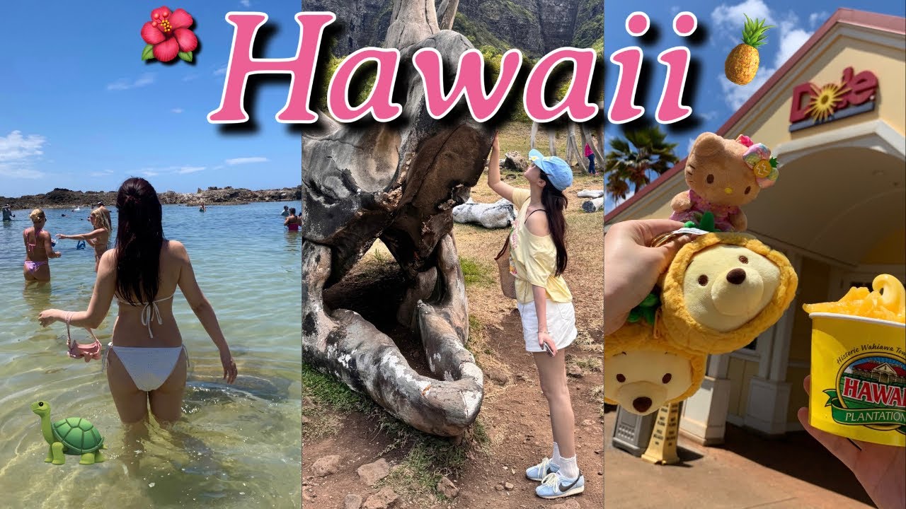 🇺🇸Видеоблог о путешествии на Гавайи 🌺5-дневный маршрут на 7 ночей | Рестораны, сноркелинг, прокат...
