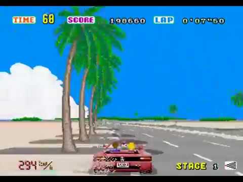 アウトラン / OutRun A 4'38''75 Geargacha ALL - YouTube