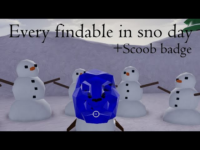 Every Findable Hat Location In Sno Day Youtube - roblox sno day how to get golden scoobis how to get free