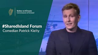 Comedian Patrick Kielty addresses the #SharedIsland Forum