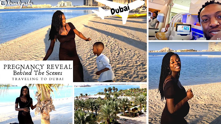 Pregnancy  Reveal Behind the Scenes - Dubai Family Holiday | Day 1 | Nana and Nyasha