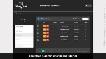 PHP CRUD Tutorial - Generate CRUD admin DELETE Form - Bootstrap 4 Admin Panel