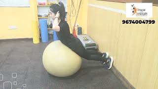 Back Strengthening Exercise | Physiotherapy Gym in Kolkata | Shape and Strength