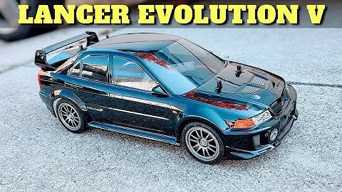 Tamiya TT-02 | Lancer Evolution V build | Entire Process | RC kit unboxing building driving