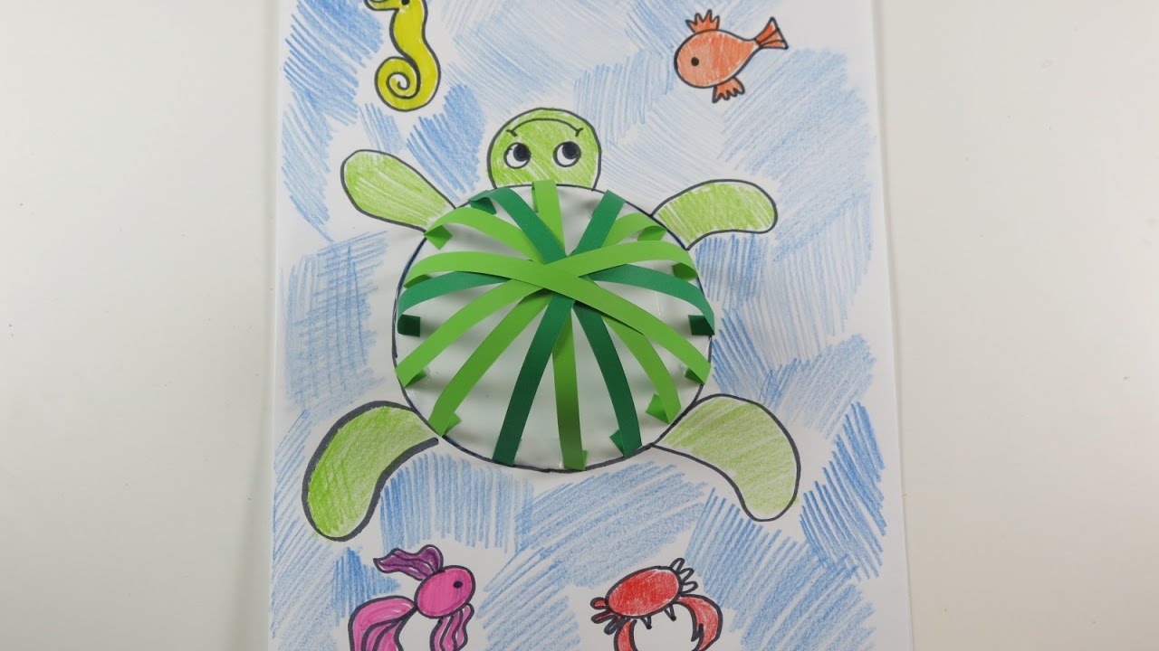 DIY Learn How to Make Underwater Creatures Craft. Easy ...